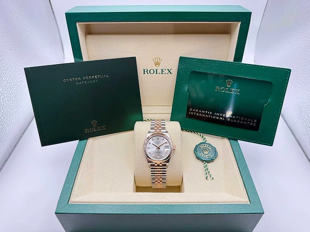 Rolex datejust 31 278271 | silver diamond dot | jubilee | unworn | 2026 - afbeelding 4 van  11