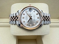 Rolex datejust 31 278271 | silver diamond dot | jubilee | unworn | 2026 - afbeelding 7 van  11