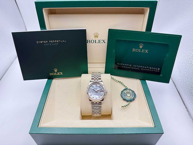 Rolex datejust 31 278274 | mother of pearl | jubilee | 2026 | unworn - afbeelding 2 van  12