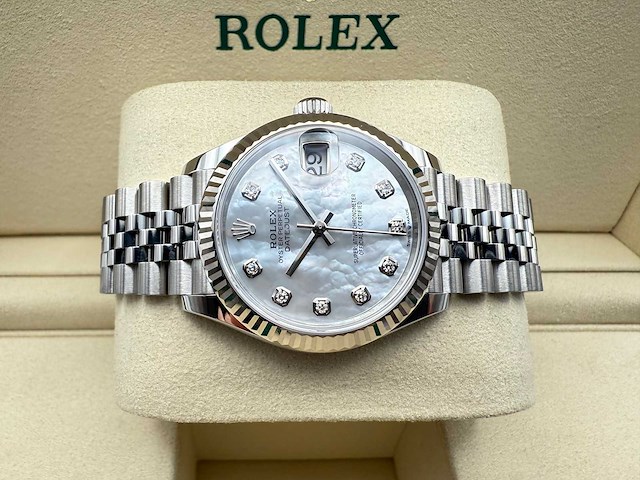 Rolex datejust 31 278274 | mother of pearl | jubilee | 2026 | unworn - afbeelding 9 van  12