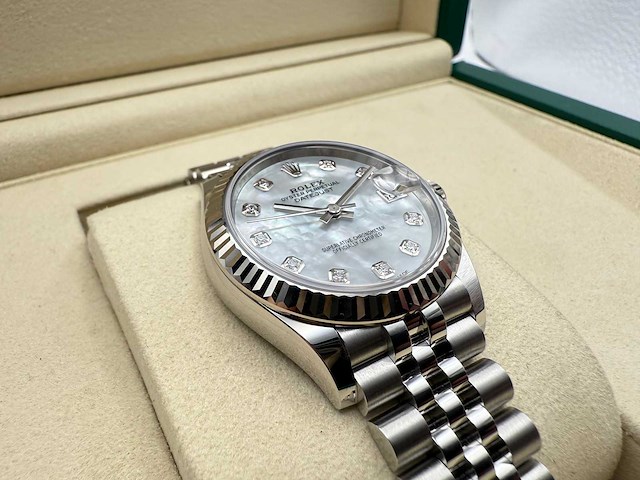 Rolex datejust 31 278274 | mother of pearl | jubilee | 2026 | unworn - afbeelding 11 van  12