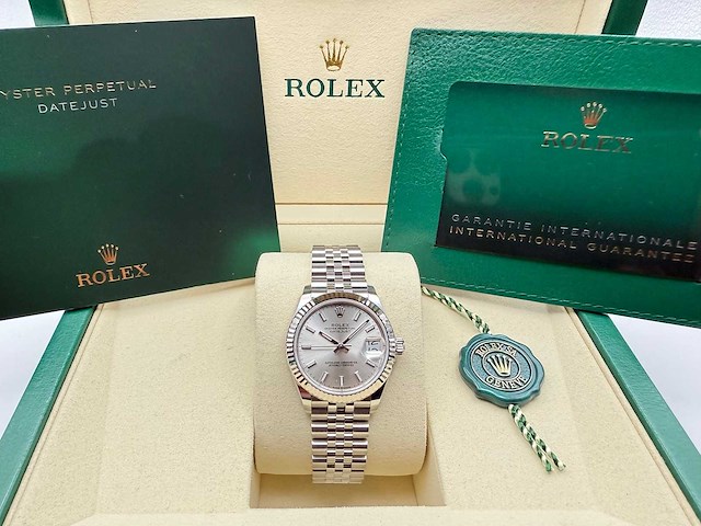 Rolex datejust 31 278274 | silver dial | jubilee | unworn | 2026 - afbeelding 2 van  10