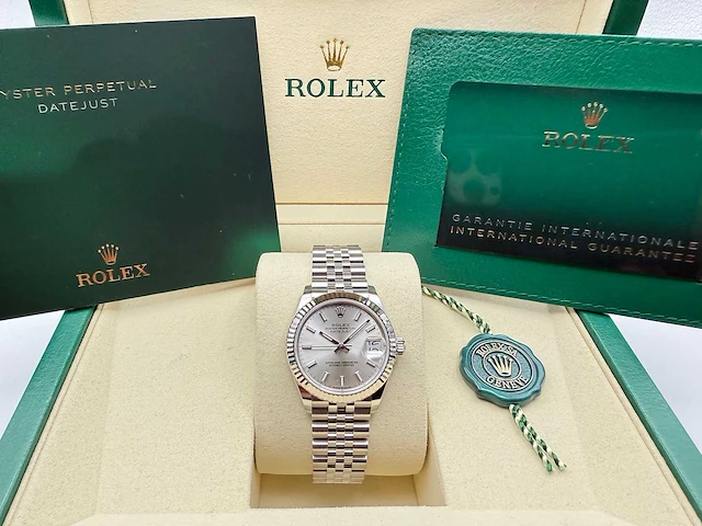 Rolex datejust 31 278274 | silver dial | jubilee | unworn | 2026 - afbeelding 2 van  11