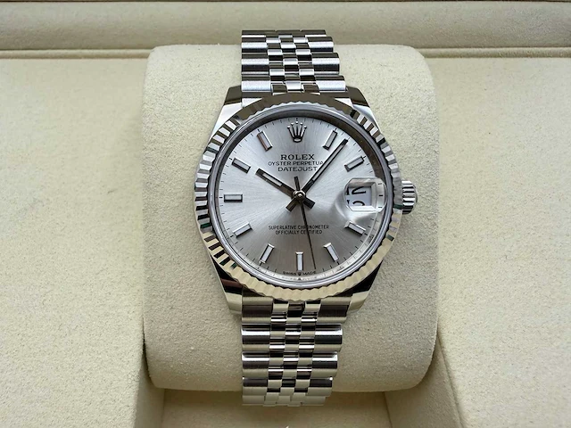 Rolex datejust 31 278274 | silver dial | jubilee | unworn | 2026 - afbeelding 1 van  11