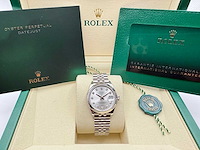 Rolex datejust 31 278274 | silver diamond dot | jubilee | 2026 | unworn - afbeelding 3 van  12
