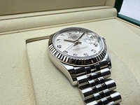 Rolex datejust 31 278274 | silver diamond dot | jubilee | 2026 | unworn - afbeelding 12 van  12