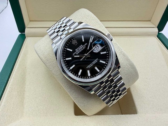 Rolex datejust 36 126200 | black dial | jubilee | 2026 | unworn - afbeelding 5 van  12
