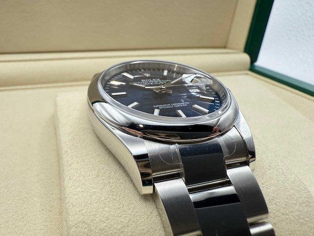 Rolex datejust 36 126200 | blue | 2026 | full set - afbeelding 10 van  12