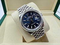 Rolex datejust 36 126200 | blue dial | jubilee | unworn | 2026 - afbeelding 5 van  12