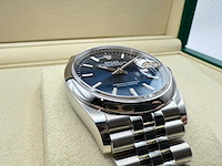 Rolex datejust 36 126200 | blue dial | jubilee | unworn | 2026 - afbeelding 10 van  12