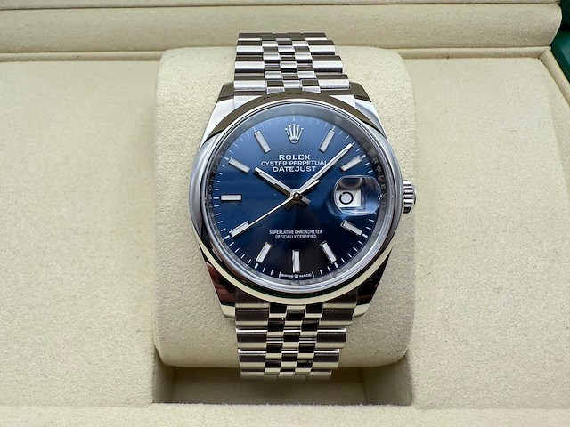 Rolex datejust 36 126200 | blue dial | jubilee | unworn | 2026 - afbeelding 1 van  12