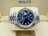 Rolex datejust 36 126200 | blue dial | jubilee | unworn | 2026 - afbeelding 7 van  12