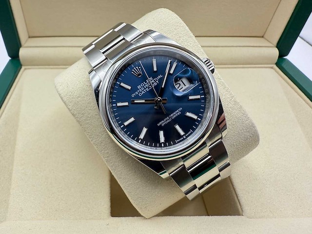 Rolex datejust 36 126200 | blue dial | oyster | unworn | 2026 - afbeelding 5 van  12