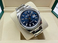 Rolex datejust 36 126200 | blue dial | oyster | unworn | 2026 - afbeelding 5 van  12