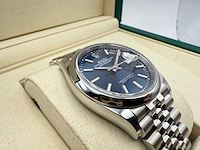 Rolex datejust 36 126200 | blue | jubilee | unworn | 2026 - afbeelding 8 van  12