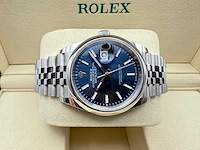 Rolex datejust 36 126200 | blue | jubilee | unworn | 2026 - afbeelding 7 van  12