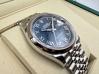 Rolex datejust 36 126200 | blue roman dial | jubilee | unworn | 2026 - afbeelding 2 van  12