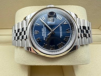 Rolex datejust 36 126200 | blue roman dial | jubilee | unworn | 2026 - afbeelding 4 van  6