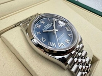 Rolex datejust 36 126200 | blue roman dial | jubilee | unworn | 2026 - afbeelding 2 van  12