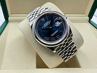 Rolex datejust 36 126200 | blue roman dial | jubilee | unworn | 2026 - afbeelding 5 van  12