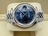 Rolex datejust 36 126200 | blue roman dial | jubilee | unworn | 2026 - afbeelding 7 van  12