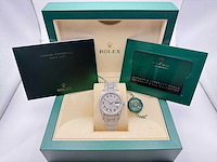 Rolex datejust 36 126200 | full "iced" out with natural diamonds arabic dial - afbeelding 4 van  12