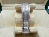 Rolex datejust 36 126200 | full "iced" out with natural diamonds - afbeelding 9 van  12
