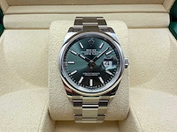Rolex datejust 36 126200 | mint green | 2025 - afbeelding 5 van  12