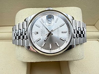 Rolex datejust 36 126200 | silver dial | 2025 | full set - afbeelding 7 van  12