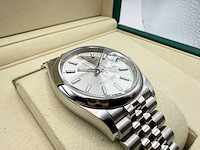 Rolex datejust 36 126200 | silver dial | 2025 | full set - afbeelding 11 van  12