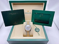 Rolex datejust 36 126203 | mother of pearl diamond dial | unworn | 2026 - afbeelding 4 van  12