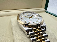 Rolex datejust 36 126203 | mother of pearl diamond dial | unworn | 2026 - afbeelding 10 van  12