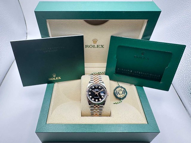 Rolex datejust 36 126231 | black diamond dot | jubilee | unworn | 2026 - afbeelding 3 van  12