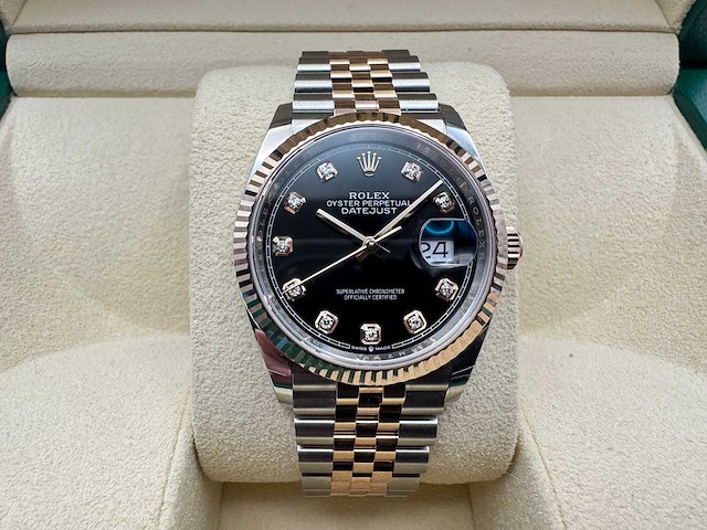 Rolex datejust 36 126231 | black diamond dot | jubilee | unworn | 2026 - afbeelding 1 van  12