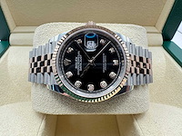 Rolex datejust 36 126231 | black diamond dot | jubilee | unworn | 2026 - afbeelding 7 van  12