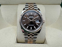 Rolex datejust 36 | 126231 | chocolate dial | 2026 | unworn - afbeelding 8 van  12