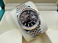 Rolex datejust 36 126231 | chocolate dial | jubilee | unworn | 2026 - afbeelding 5 van  12