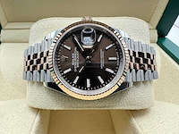 Rolex datejust 36 126231 | chocolate dial | jubilee | unworn | 2026 - afbeelding 7 van  12
