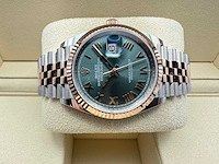 Rolex datejust 36 126231 | green roman dial | jubilee | 2026 | unworn - afbeelding 7 van  12