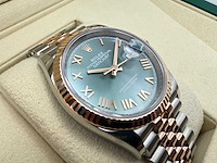 Rolex datejust 36 126231 | green roman dial | jubilee | 2026 | unworn - afbeelding 11 van  12