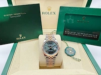 Rolex datejust 36 126231 | green roman dial | jubilee | 2026 | unworn - afbeelding 3 van  12