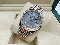 Rolex datejust 36 | 126231 | mother of pearl | jubilee | unworn | 2026 - afbeelding 3 van  8