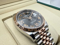Rolex datejust 36 126231 | rhodium diamonds on 6&9 | jubilee | 2025 - afbeelding 11 van  12