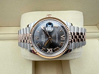 Rolex datejust 36 126231 | rhodium diamonds on 6&9 | jubilee | 2026 - afbeelding 3 van  6
