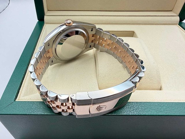 Rolex datejust 36 126231 | rhodium diamonds on 6&9 | jubilee | 2026 - afbeelding 4 van  11