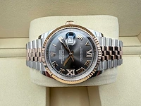 Rolex datejust 36 126231 | rhodium diamonds on 6&9 | jubilee | 2026 - afbeelding 7 van  12