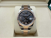 Rolex datejust 36 126231 | rhodium with diamonds on 6&9 | oyster | 2026 | unworn - afbeelding 10 van  12