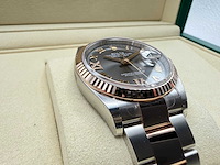 Rolex datejust 36 126231 | rhodium with diamonds on 6&9 | oyster | 2026 | unworn - afbeelding 7 van  12