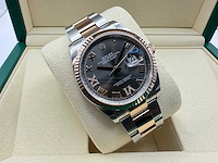 Rolex datejust 36 126231 | rhodium with diamonds on 6&9 | oyster | 2026 | unworn - afbeelding 5 van  12