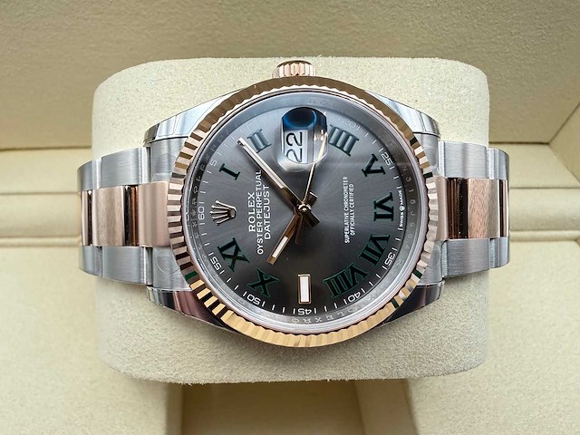 Rolex datejust 36 126231 | wimbledon dial | oyster | 2026 | unworn - afbeelding 7 van  12